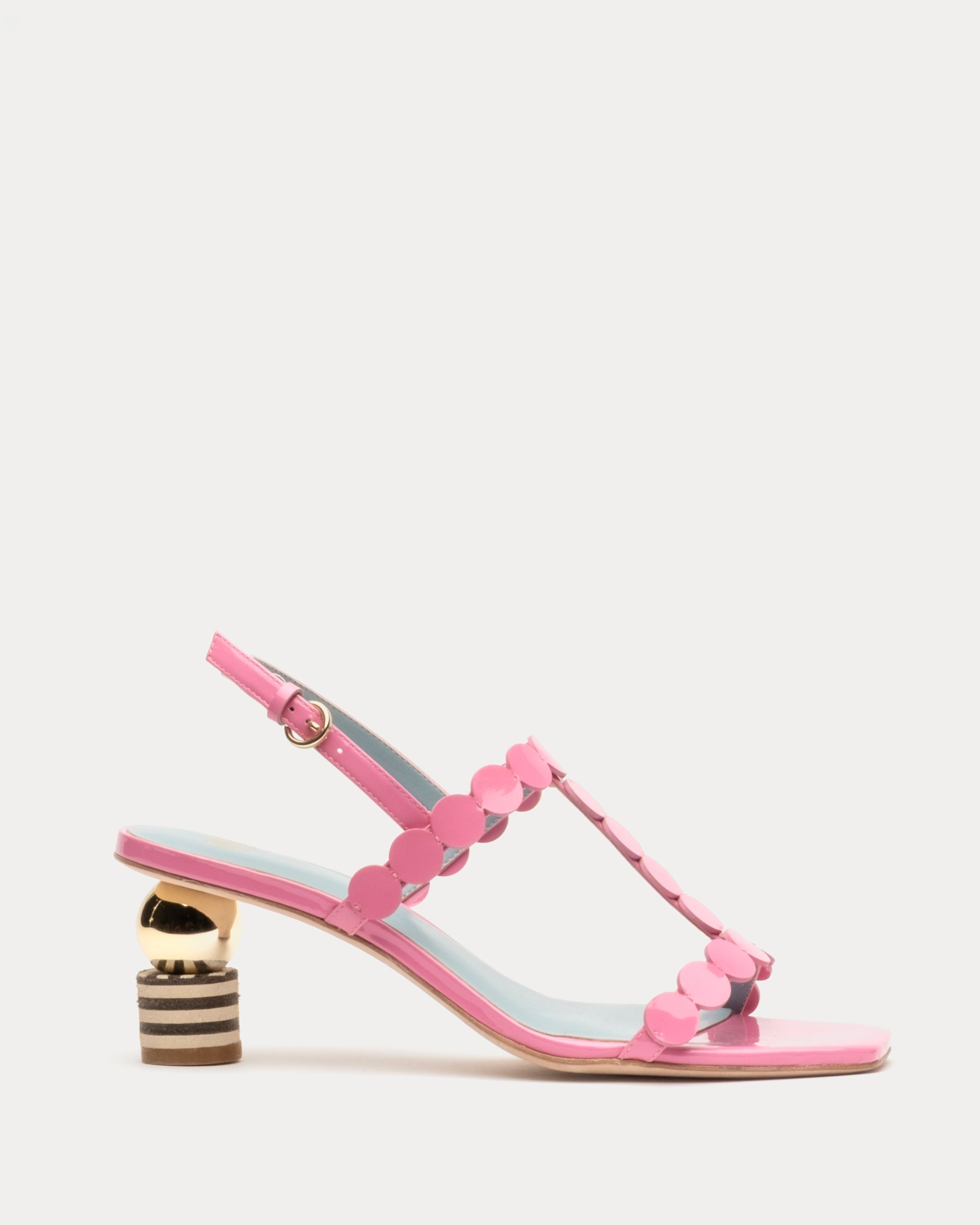 Frances Valentine Kiki Mini Dot Heel Pink